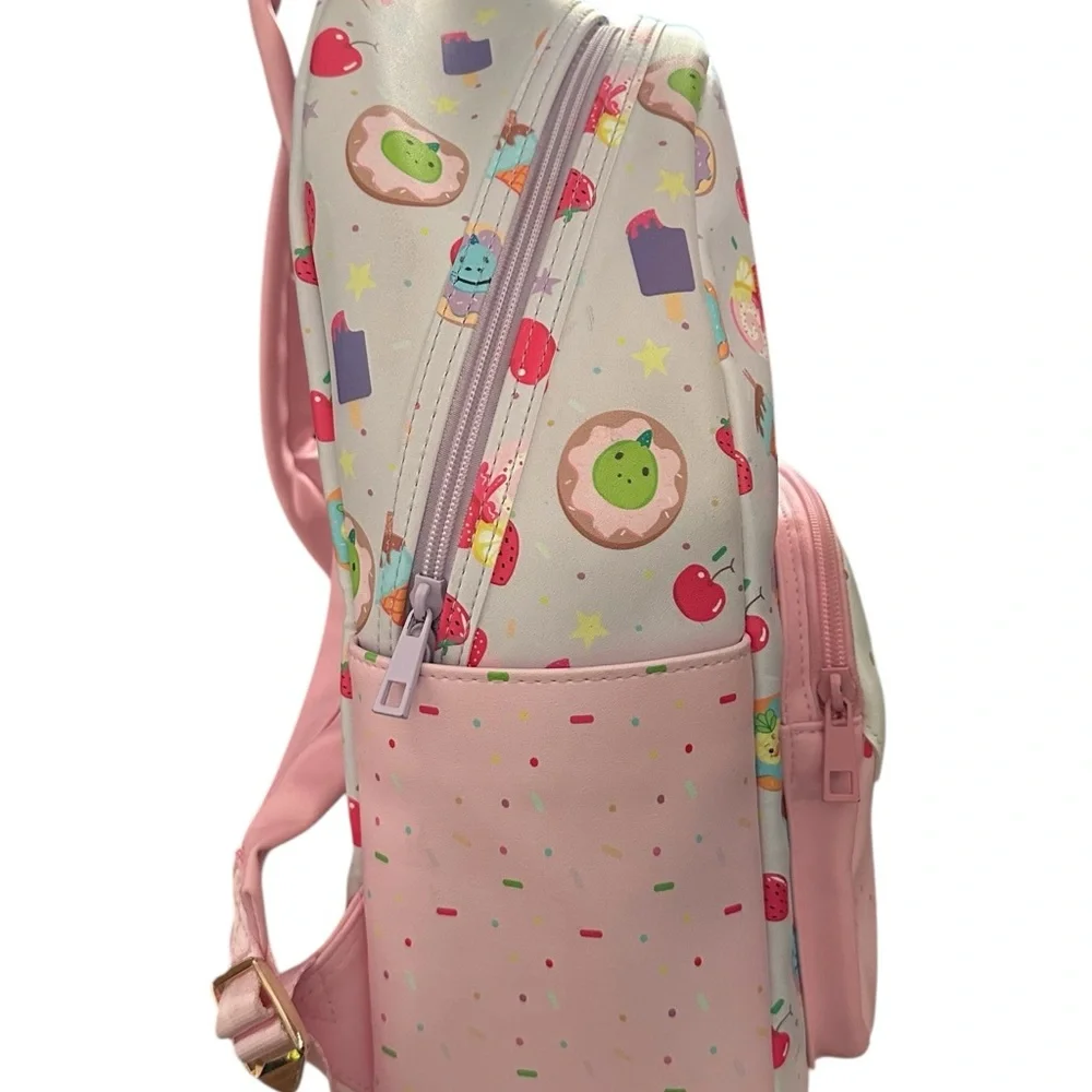 ME Makeover Essentials Cream and Pink Kids ice‎ Cream Donuts Sprinkles Backpack